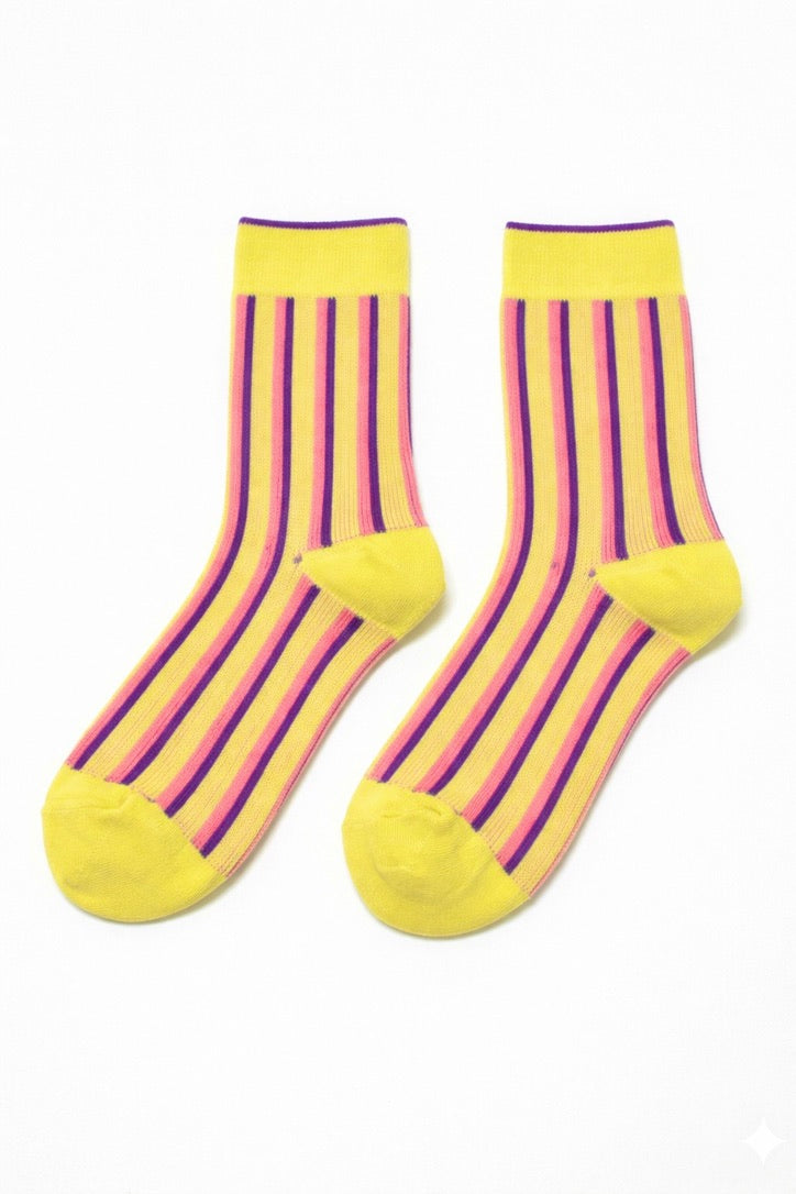 Parallel Code Socks (Yellow)