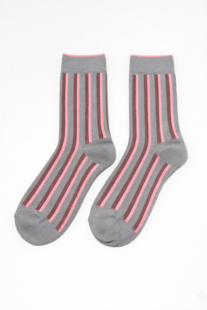 Parallel Code Socks (Gray)