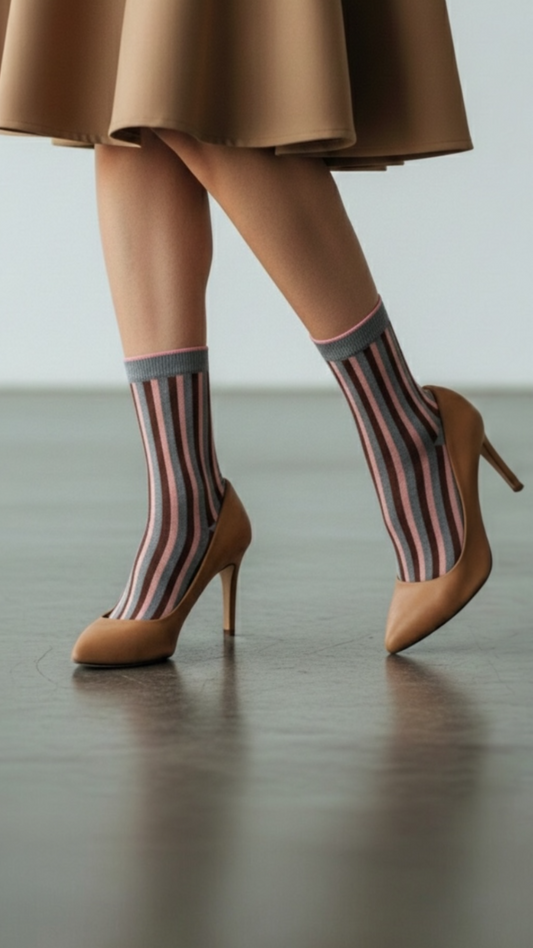 Parallel Code Socks (Gray)