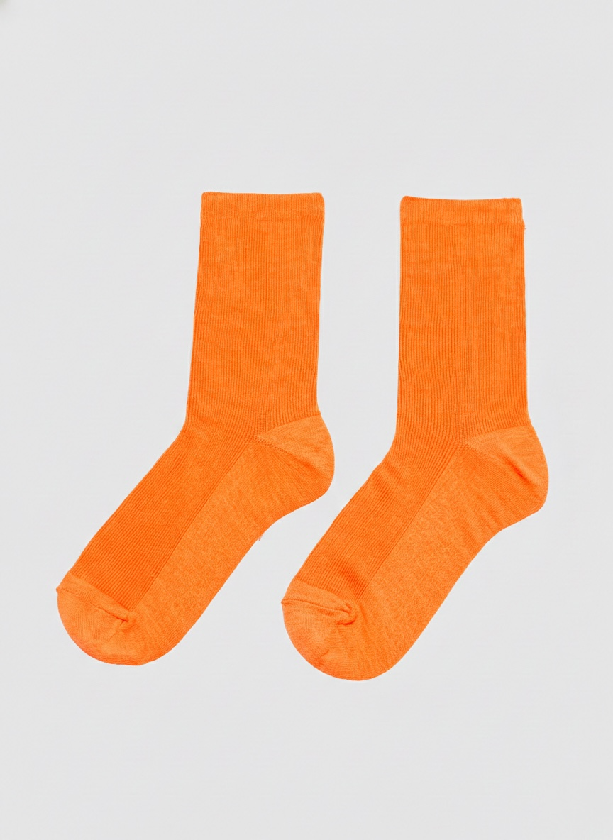 Neon Core Socks (Orange)