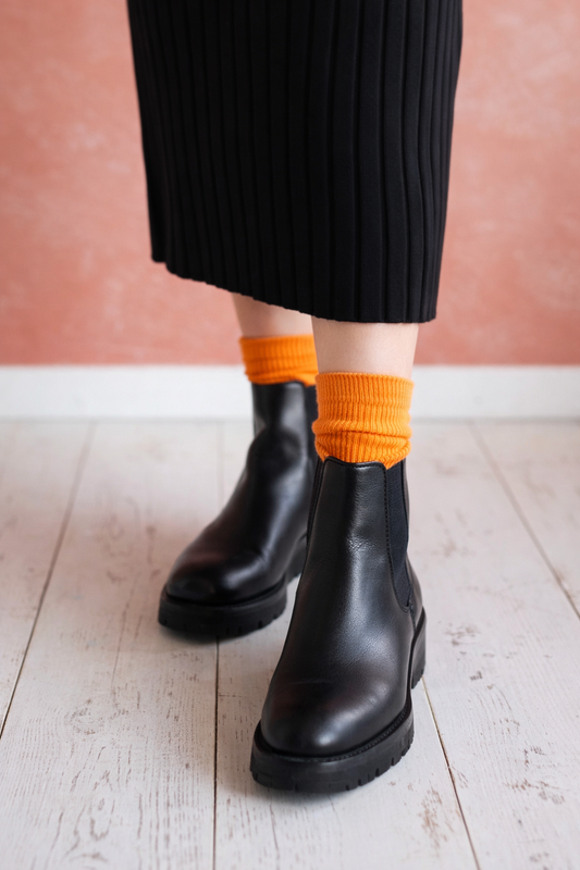 Neon Core Socks (Orange)