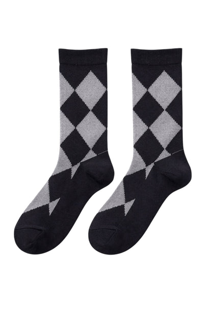 Modern Geometry Socks (Gray)