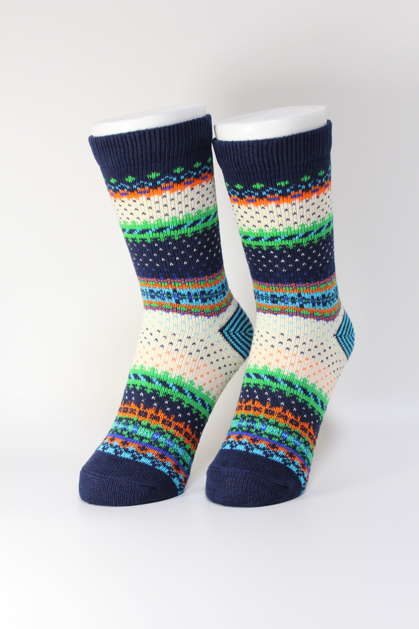 Amber Forest Socks (Navy)