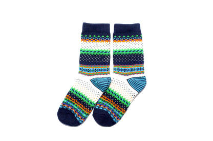 Amber Forest Socks (Navy)